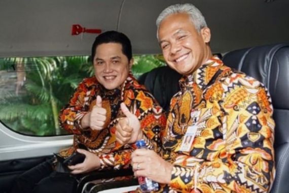 Dekat dengan Jokowi & Megawati, Erick Thohir Berpotensi Dampingi Ganjar Pranowo di Pilpres 2024 - JPNN.COM