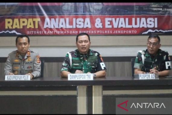 Markas Polres Jeneponto Diserang, Puspom TNI & Propam Polri Bergerak - JPNN.COM