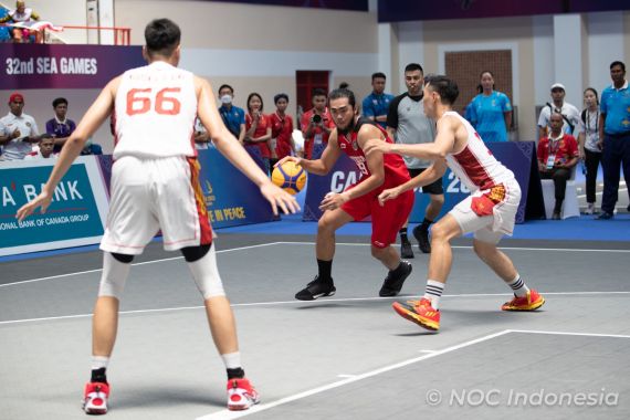 SEA Games 2023: Bungkam Laos, Timnas Basket 3x3 Putra Indonesia Buka Asa ke Semifinal - JPNN.COM