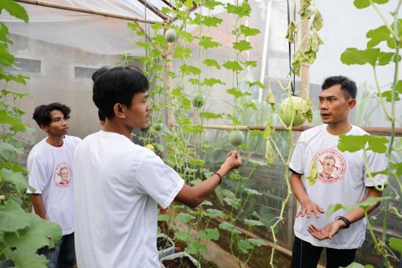 PMN Gelar Pelatihan Budi Daya Melon dan Ajak Milenial Tangerang Untuk Bertani - JPNN.COM