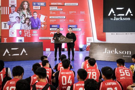 AZA Bermitra dengan Brand Sepatu Lokal buat Produksi Sepatu Basket Harga Terjangkau - JPNN.COM