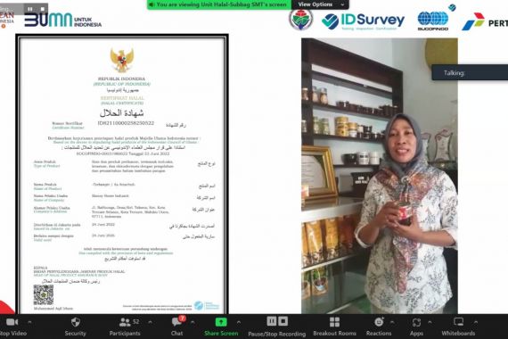 50 UMKM Binaan Pertamina Siap Melakukan Assessment Sertifikasi Halal - JPNN.COM