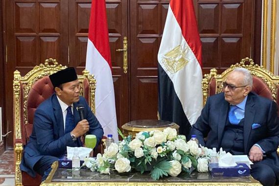 Bertemu Pimpinan Senat Mesir dan Rektor Al-Azhar di Kairo, HNW Sampaikan Hal Ini - JPNN.COM