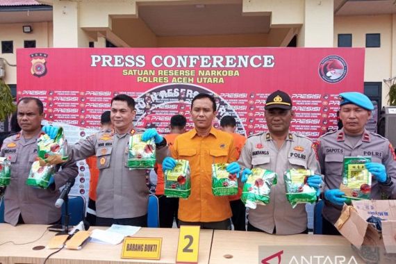 Polisi Menggagalkan Peredaran 12 Kg Sabu-Sabu di Aceh, 3 Tersangka Terancam Hukuman Mati - JPNN.COM