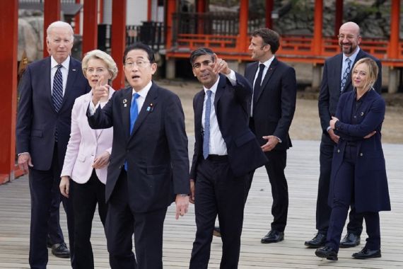 Bertemu di Hiroshima, G7 Bahas Cara Baru Menghajar Rusia - JPNN.COM