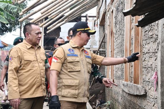 Begini Progres Pembangunan Rumah Tahan Gempa di Cianjur - JPNN.COM