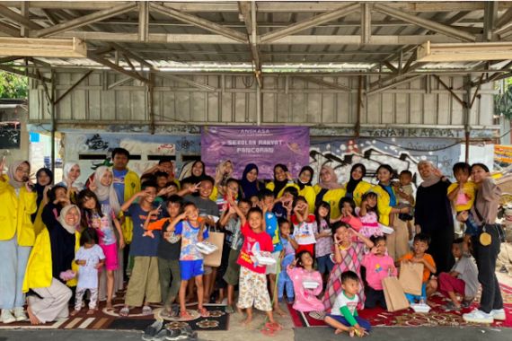 Mahasiswa Prodi Administrasi RS UI Gelar Penyuluhan Kesehatan di Kampung Pemulung Pancoran - JPNN.COM
