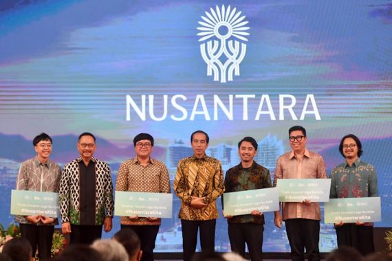 Presiden Jokowi Luncurkan Logo Baru IKN, Ada Filsafat dari Pohon Hayat - JPNN.COM