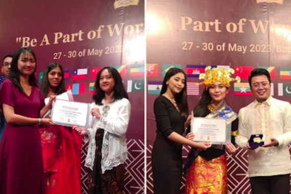 Dua Pelajar SMAN 8 Jakarta Raih Penghargaan Asia World Model United Nations di Bangkok - JPNN.COM