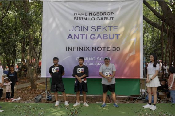 Menjelang Peluncuran Infinix Note 30, Ratusan Orang Ikutan Lomba Melamun 3 Jam - JPNN.COM