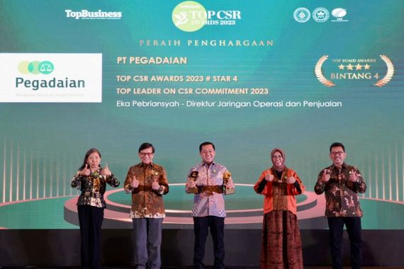 PT Pegadaian Raih Penghargaan TOP CSR Awards 2023 - JPNN.COM