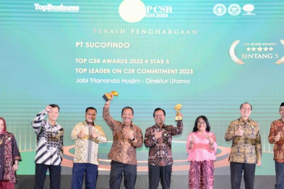 SUCOFINDO Raih 2 Penghargaan TOP CSR Awards 2023 - JPNN.COM