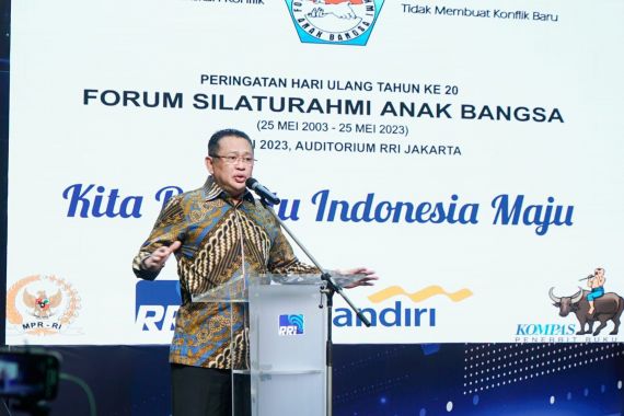Hadiri HUT ke-20 Forum Silaturahmi Anak Bangsa, Ketua MPR: Berhenti Mewariskan Konflik - JPNN.COM