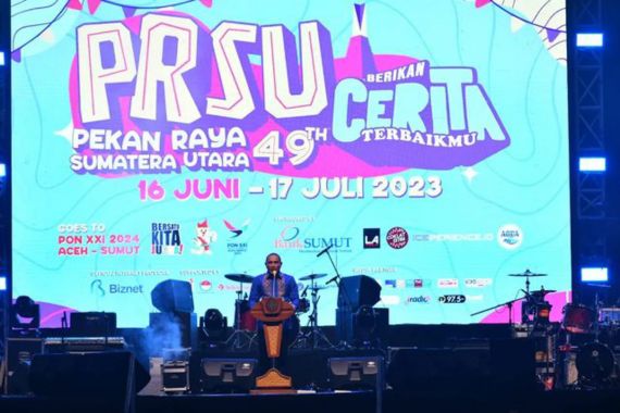 Gubernur Edy Rahmayadi Resmi Buka Pekan Raya Sumatera Utara ke-49, Simak Pesannya - JPNN.COM
