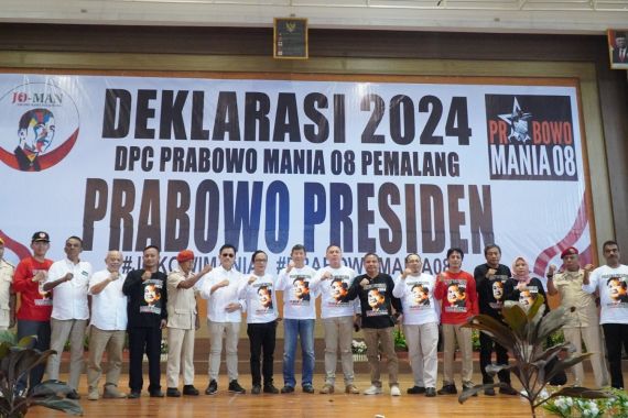 Deklarasi Prabowo Mania 08 di Pemalang Jateng, Iwan Bule Berpesan Begini - JPNN.COM