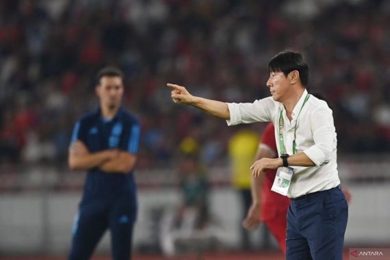 Timnas Indonesia vs Argentina, Shin Tae Yong: Terima Kasih Karena Sudah Bekerja Keras - JPNN.COM