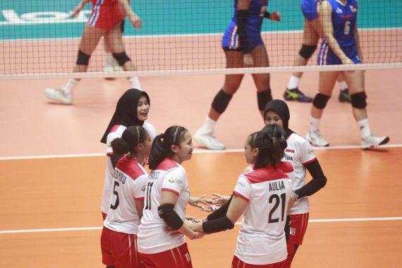 Bungkam Filipina, Timnas Voli Putri Indonesia Juara Grup di AVC Challenge Cup 2023 - JPNN.COM