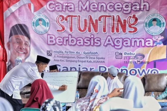 Tuan Guru Sahabat Ganjar Menggencarkan Edukasi Pencegahan Stunting di Asahan - JPNN.COM