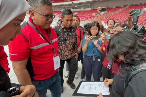 Hasto PDIP Diadang Setelah Memantau Gladi Bersih Puncak Bulan Bung Karno, Ternyata - JPNN.COM