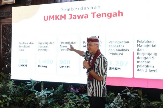 6 Bukti Rekam Jejak Ganjar Pranowo Perjuangkan UMKM - JPNN.COM