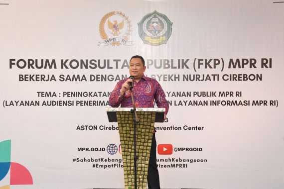 Di FKP Cirebon, Indro Gutomo Paparkan Pelayanan Publik MPR yang Perlu Ditingkatkan - JPNN.COM