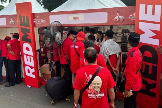 Atribut Milenial PDIP Buatan RedMe Dipamerkan di Puncak Bung Karno, Kualitasnya Dipuji - JPNN.COM