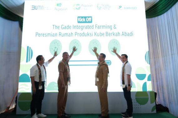 Pegadaian Bersama Pemkab Tulungagung Luncurkan Program The Gade Integrated Farming - JPNN.COM