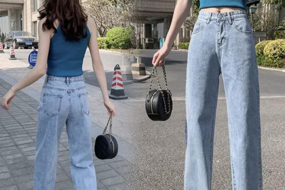 Intip Model Jeans Terkini ala Korean Style Terpopuler di TikTok - JPNN.COM