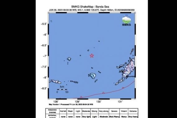 Gempa Teknonik di Laut Banda, BMKG: Tidak Berpotensi Tsunami - JPNN.COM