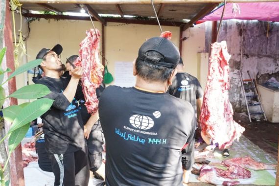 Surveyor Indonesia Berbagi Hewan Kurban kepada Kaum Dhuafa dan Pra-Sejahtera - JPNN.COM