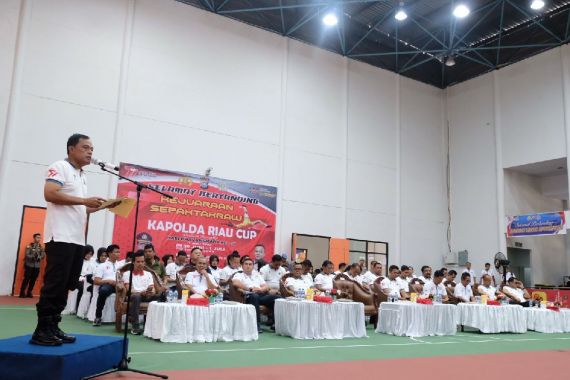 Turnamen Sepak Takraw Kapolda Riau Cup 2023, Upaya Mencari Bibit Unggul - JPNN.COM