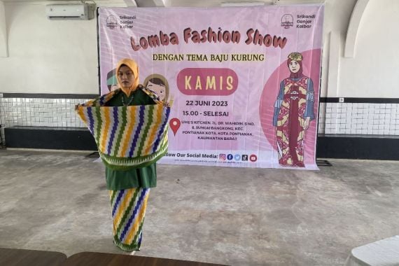 Srikandi Ganjar Gelar Fashion Show Baju Kurung di Pontianak - JPNN.COM
