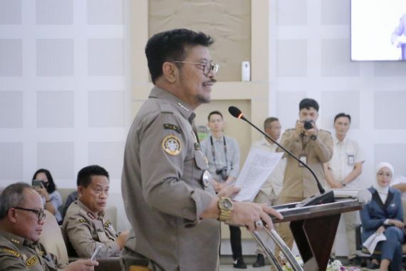 Hadapi El Nino, Mentan Syahrul Yasin Limpo Dorong Daerah Siapkan Lumbung Pangan - JPNN.COM