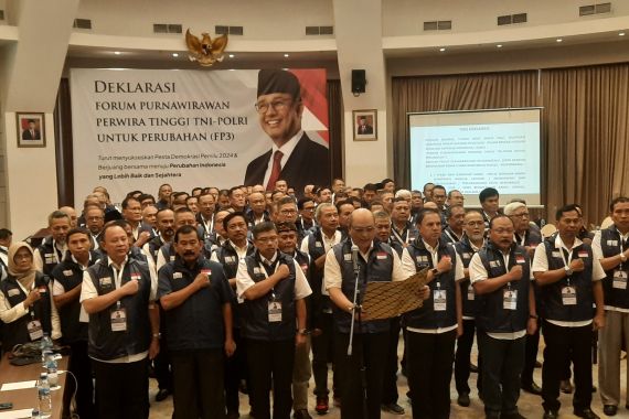 Ratusan Purnawirawan Pati TNI-Polri Beri Dukungan untuk Anies Baswedan, Lihat Siapa yang Hadir - JPNN.COM