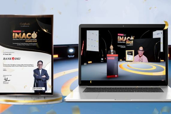 Selamat, Bank DKI Raih Penghargaan Indonesia Most Acclaimed Company Awards 2023 - JPNN.COM