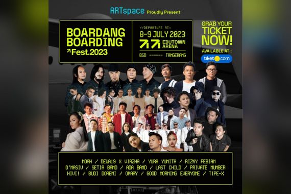 Boardang-Boarding Fest 2023 Ajak Passengers Lepas Landas Bareng Bintang-Bintang - JPNN.COM