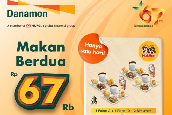 Gandeng HokBen, Danamon Hadirkan Promo Paket Makan Berdua Cuma Rp 67 Ribu - JPNN.COM