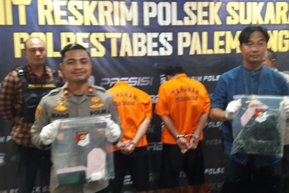 2 Pencuri Bermodus Pecah Kaca Mobil di Palembang Ditangkap, tuh Orangnya - JPNN.COM