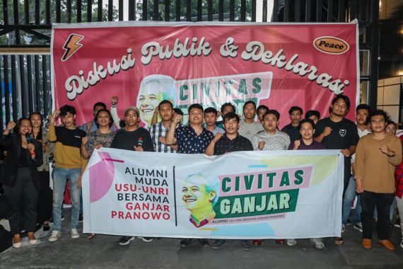 Alumni Muda USU dan Unri Deklarasikan Dukungan untuk Ganjar Pranowo di Pilpres 2024 - JPNN.COM