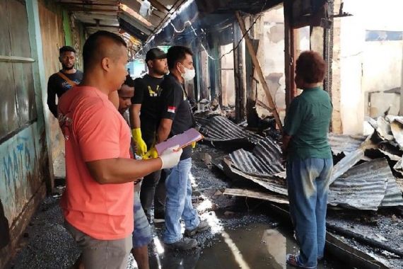 Usut Kebakaran Kios di Pasar Jibama Wamena, AKBP Heri Kerahkan Anak Buah - JPNN.COM