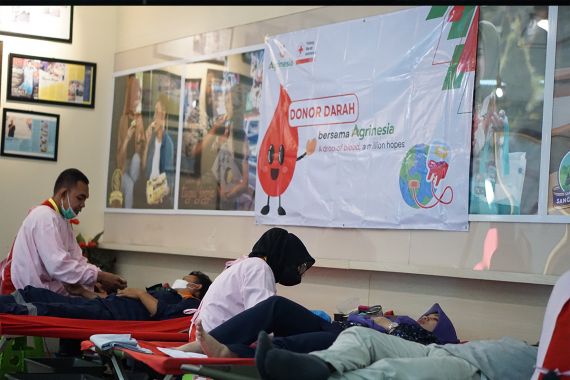 Gelar Program Donor Darah, Agrinesia Ajak Karyawan dan Masyarakat Peduli Sesama - JPNN.COM