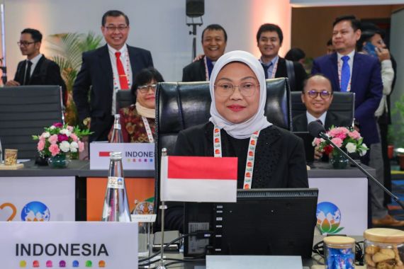 Menaker Ida Paparkan Perspektif Indonesia Terhadap 3 Isu Prioritas Presidensi G20 India - JPNN.COM