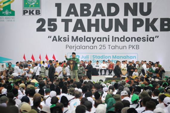 Harlah ke-25 PKB: Kiai dan Santri Berikrar Dukung Gus Imin - JPNN.COM