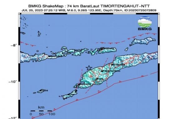 Gempa Bumi M 6,0 Terjadi di NTT - JPNN.COM