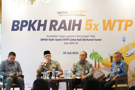 Konsisten Jaga Laporan Keuangan Haji, BPKH Raih Opini WTP 5 Kali Berturut-turut - JPNN.COM