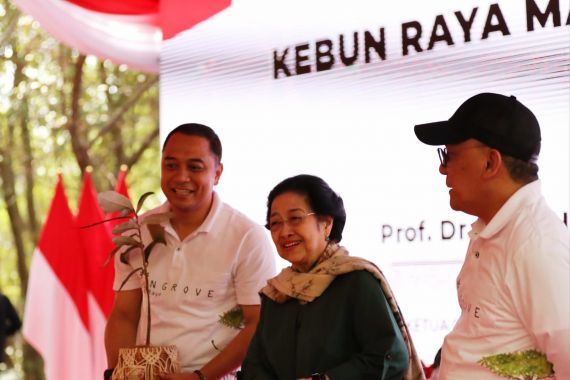 Cerita Kebun Raya Mangrove, Walkot Surabaya: Arahan Bu Mega hingga Entaskan Kemiskinan - JPNN.COM