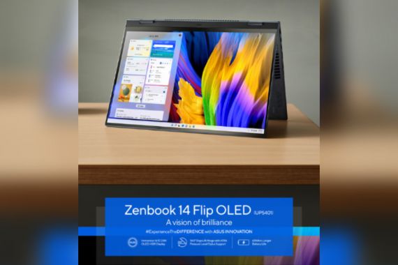 ASUS Zenbook 14 Flip OLED, Laptop Ringan untuk Para Kreator - JPNN.COM