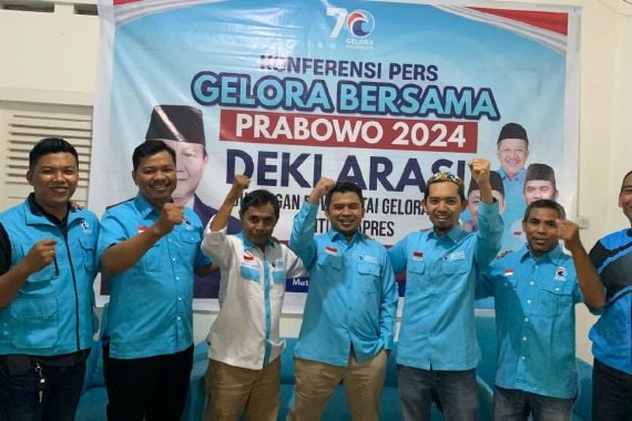 DPW Gelora NTB Deklarasi Dukung Prabowo Subianto Capres 2024 - JPNN.COM