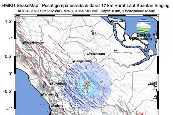 Wilayah Kuansing Riau Diguncang Gempa, Berpotensi Tsunami? - JPNN.COM