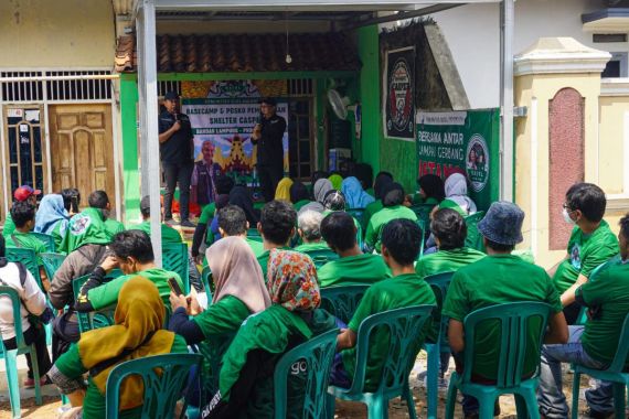 Komunitas Ojol Dukung Ganjar Meresmikan Posko Pemenangan di Lampung - JPNN.COM